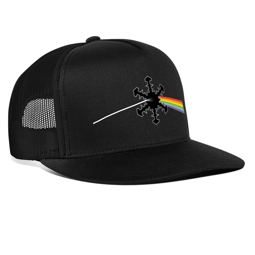 SnowBrains "Dark Side of the Snow" Trucker Cap - black/black