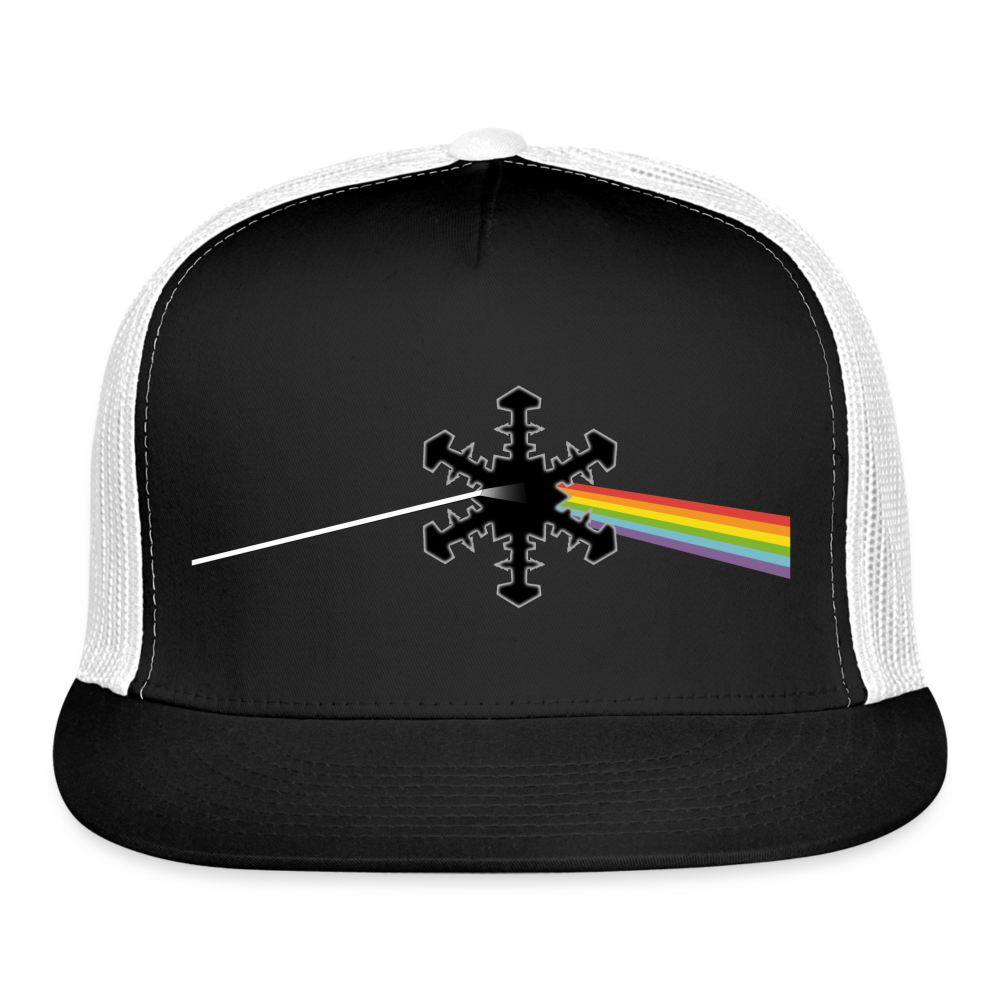 SnowBrains "Dark Side of the Snow" Trucker Cap - black/white