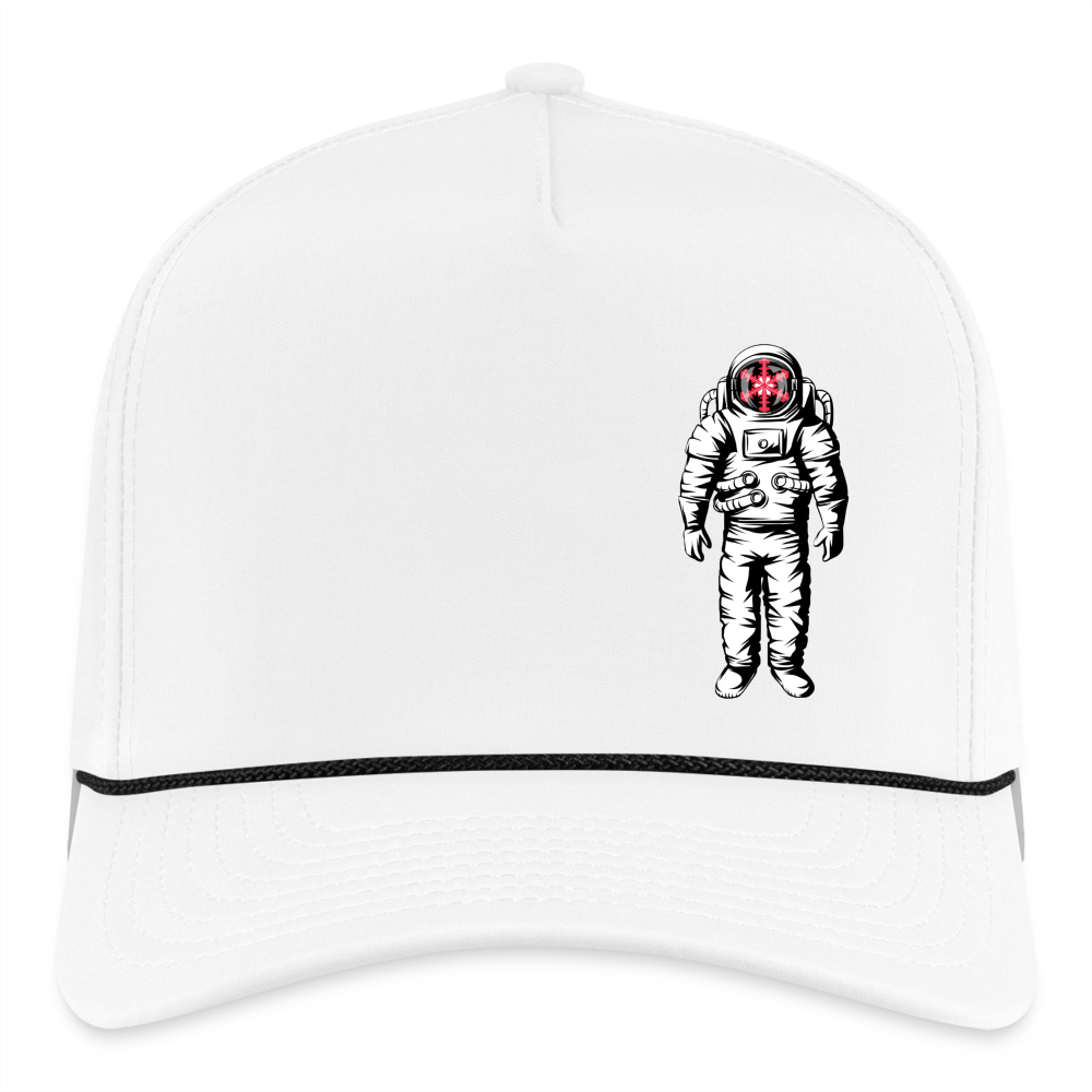 SnowBrains "Astronaut" Rope Cap - white/black