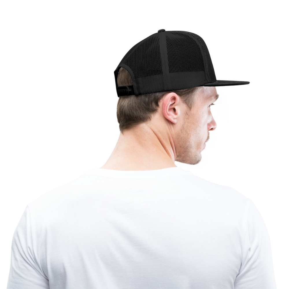 SnowBrains Astronaut Trucker Cap - black/black