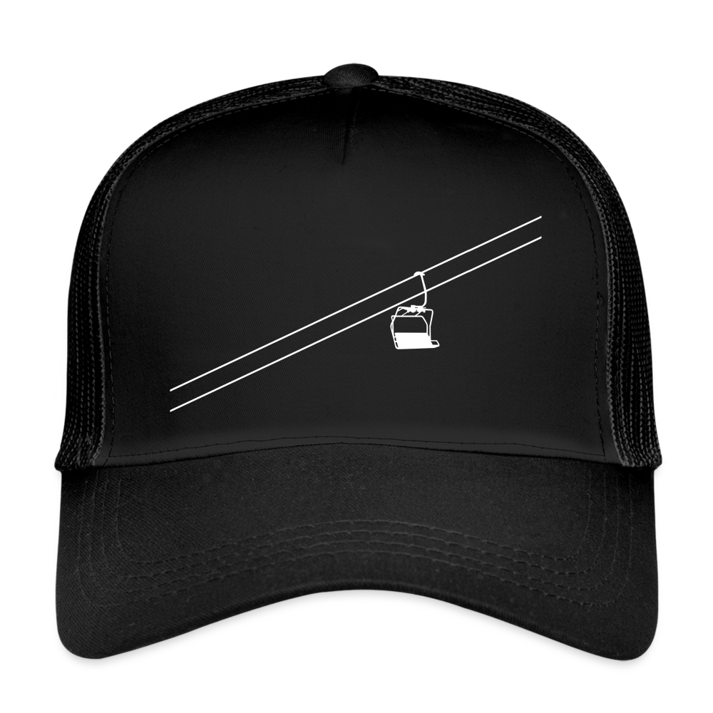 SnowBrains "Chairlift" Eco Trucker Cap - black/black