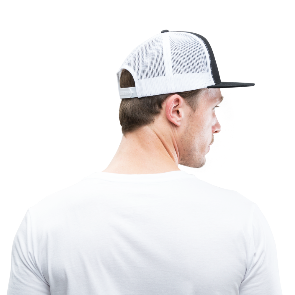 SnowBrains Astronaut Trucker Cap - black/white