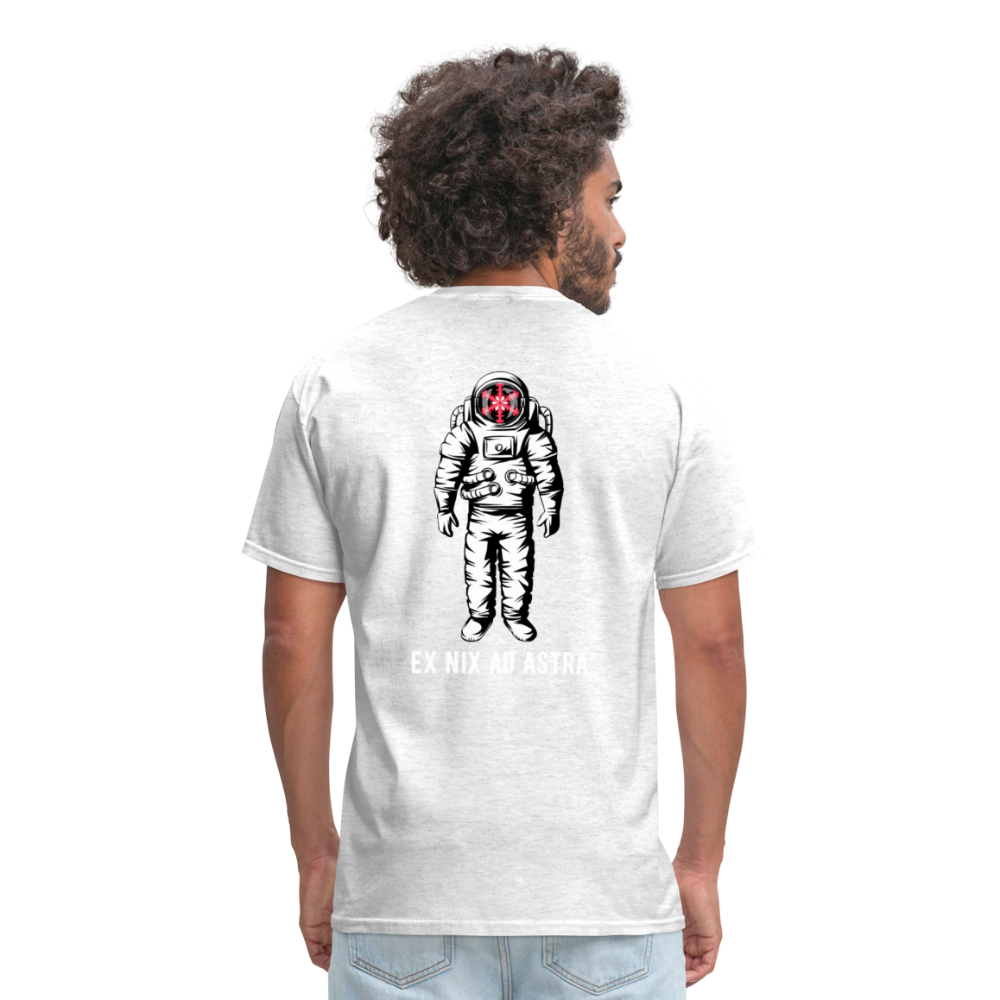 SnowBrains "Ex Nix Ad Astra" T-Shirt - light heather gray