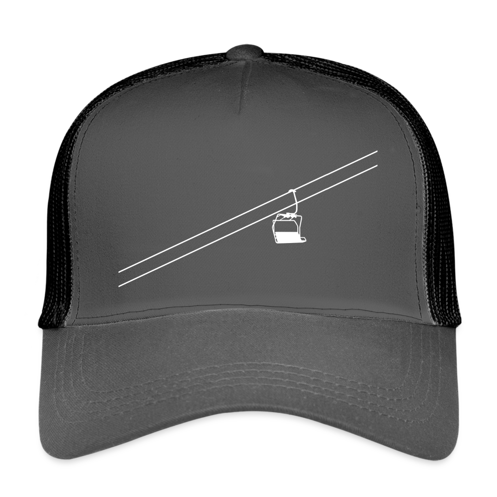 SnowBrains "Chairlift" Eco Trucker Cap - smoke grey/black