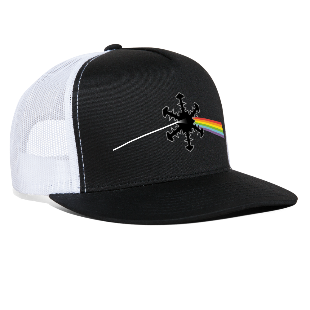 SnowBrains "Dark Side of the Snow" Trucker Cap - black/white
