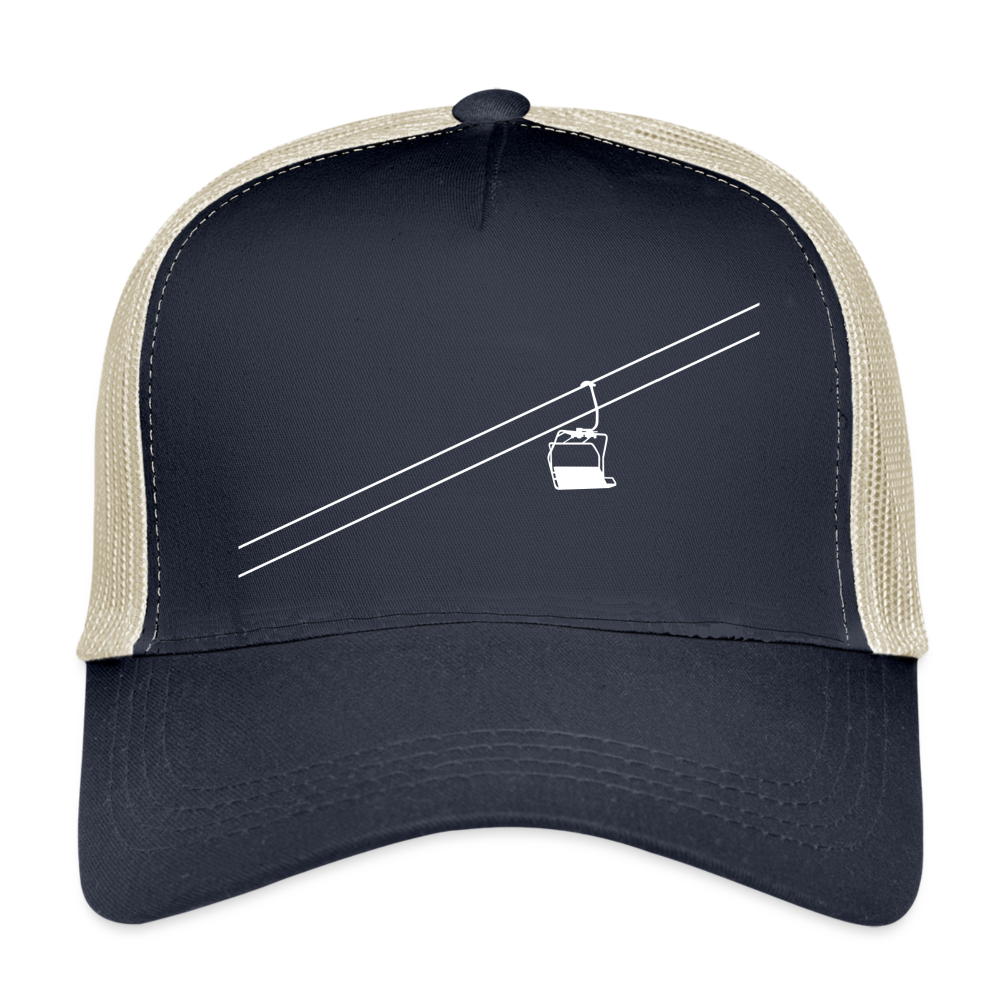 SnowBrains "Chairlift" Eco Trucker Cap - pacific/oyster