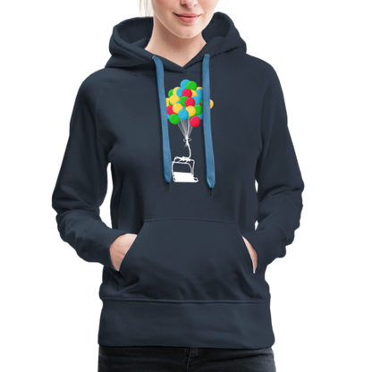 SnowBrains "Balloon Chair" Women’s Premium Hoodie - navy