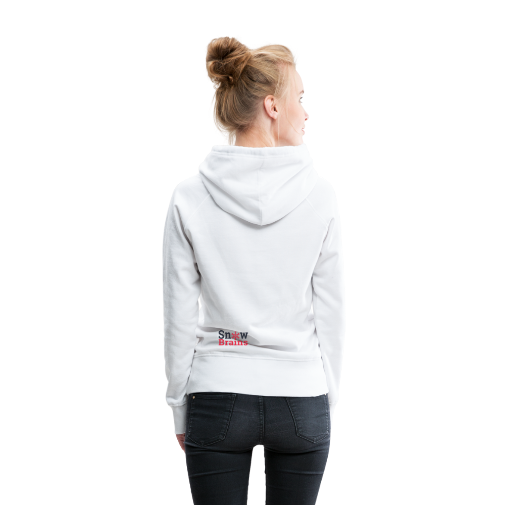 SnowBrains Dark Side of the Snow Women’s Hoodie - white