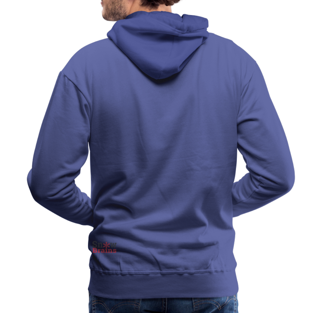 SnowBrains "Dark Side of the Snow" Men’s Hoodie - royal blue