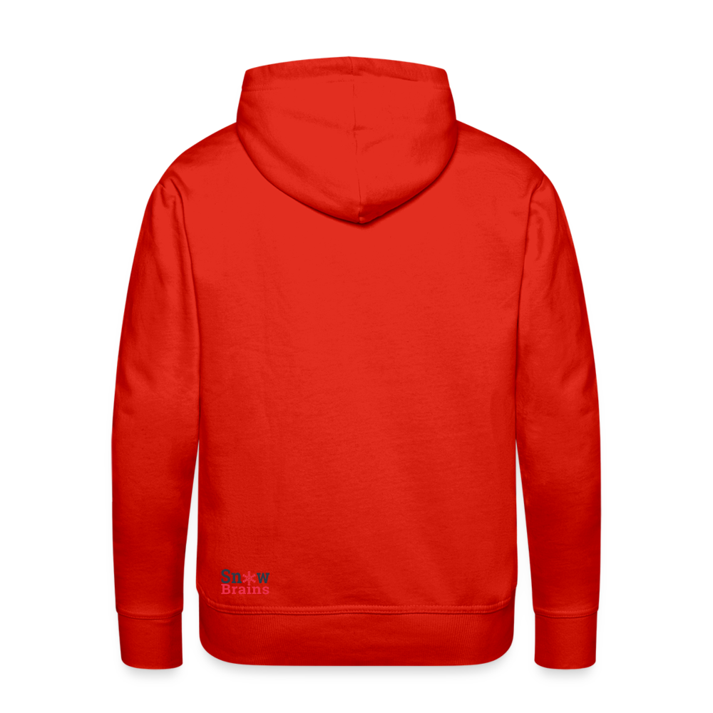 SnowBrains "Balloon Chair" Men’s Premium Hoodie - red