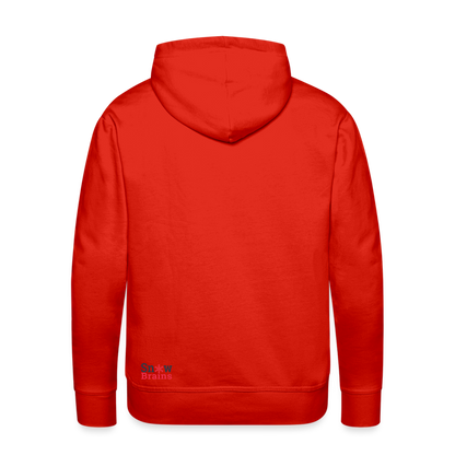 SnowBrains "Balloon Chair" Men’s Premium Hoodie - red