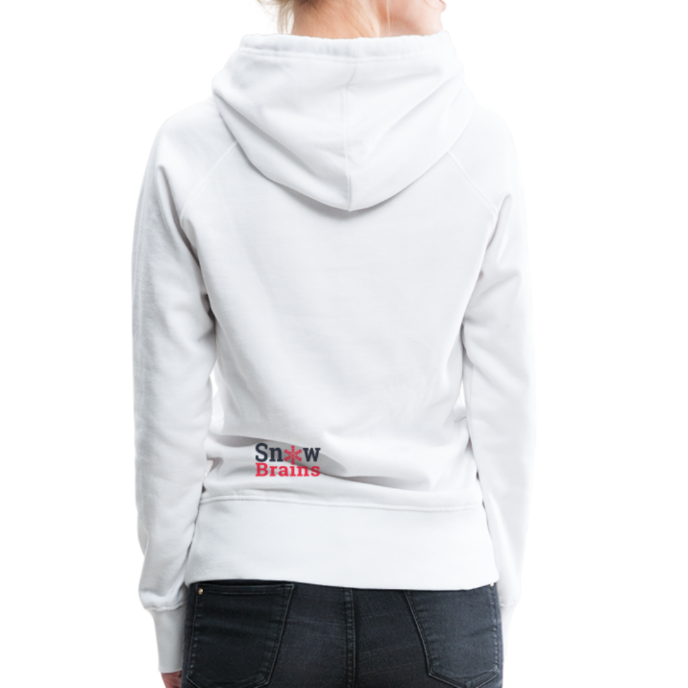 SnowBrains Dark Side of the Snow Women’s Hoodie - white