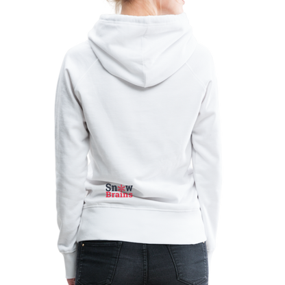 SnowBrains Dark Side of the Snow Women’s Hoodie - white