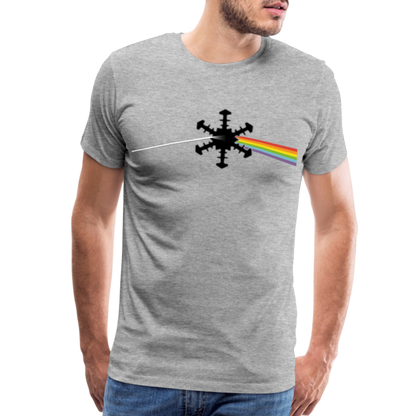 SnowBrains "Dark Side of the Snow" Men's Premium T-Shirt - heather gray