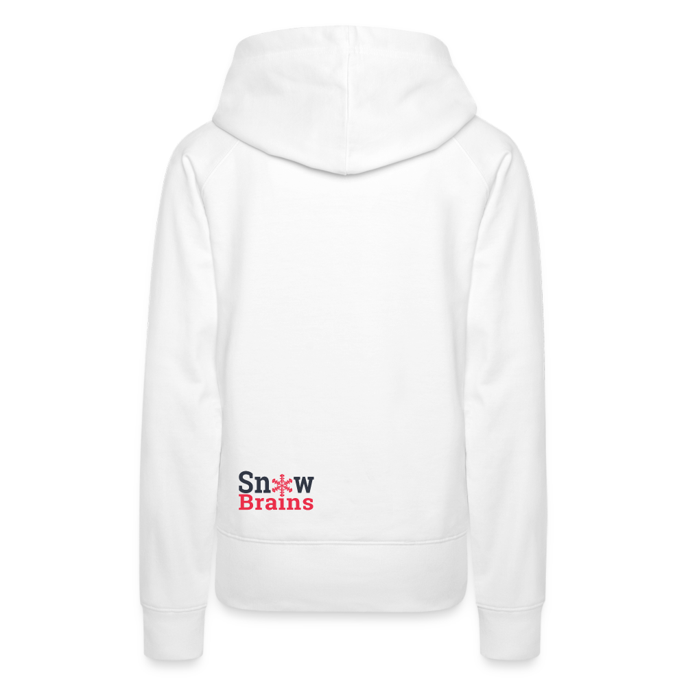 SnowBrains Dark Side of the Snow Women’s Hoodie - white