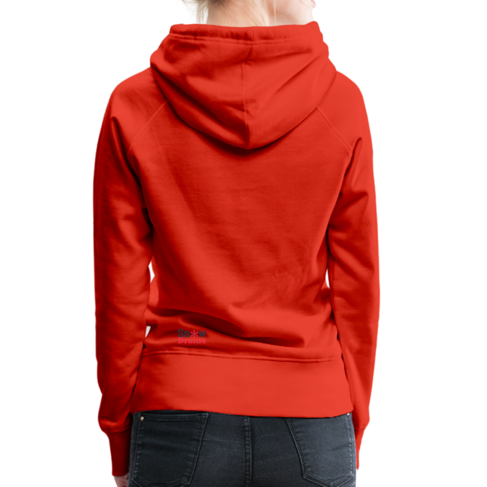 SnowBrains "Balloon Chair" Women’s Premium Hoodie - red