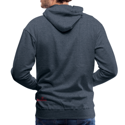 SnowBrains "Dark Side of the Snow" Men’s Hoodie - heather denim