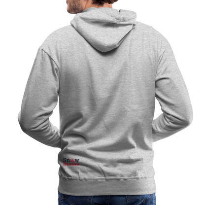 SnowBrains "Balloon Chair" Men’s Premium Hoodie - heather grey