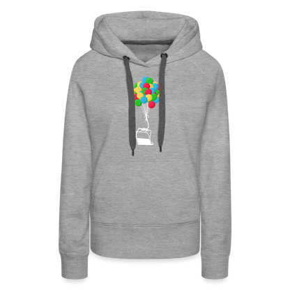 SnowBrains "Balloon Chair" Women’s Premium Hoodie - heather grey