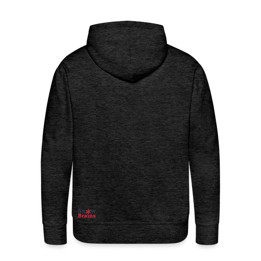 SnowBrains "Dark Side of the Snow" Men’s Hoodie - charcoal grey