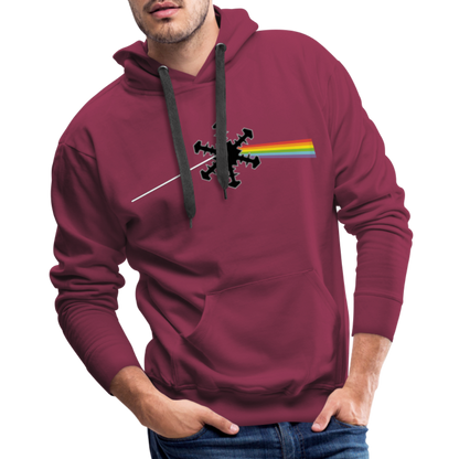 SnowBrains "Dark Side of the Snow" Men’s Hoodie - burgundy