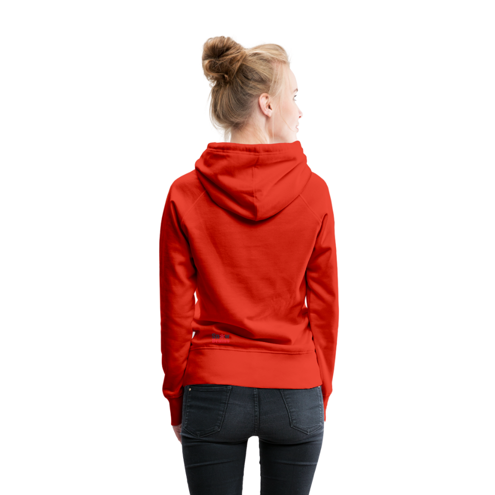 SnowBrains 'Chairlift' Women’s Premium Hoodie - red