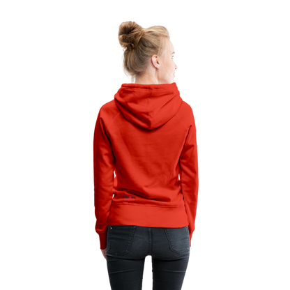 SnowBrains 'Chairlift' Women’s Premium Hoodie - red