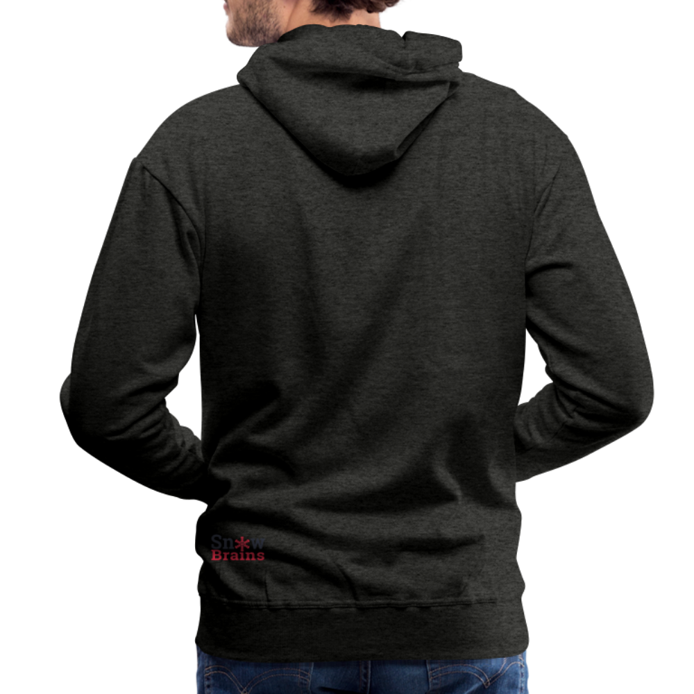 SnowBrains 'Chairlift' Men’s Premium Hoodie - charcoal grey