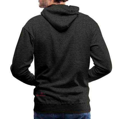 SnowBrains 'Chairlift' Men’s Premium Hoodie - charcoal grey