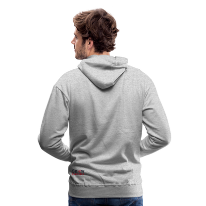 SnowBrains "Balloon Chair" Men’s Premium Hoodie - heather grey