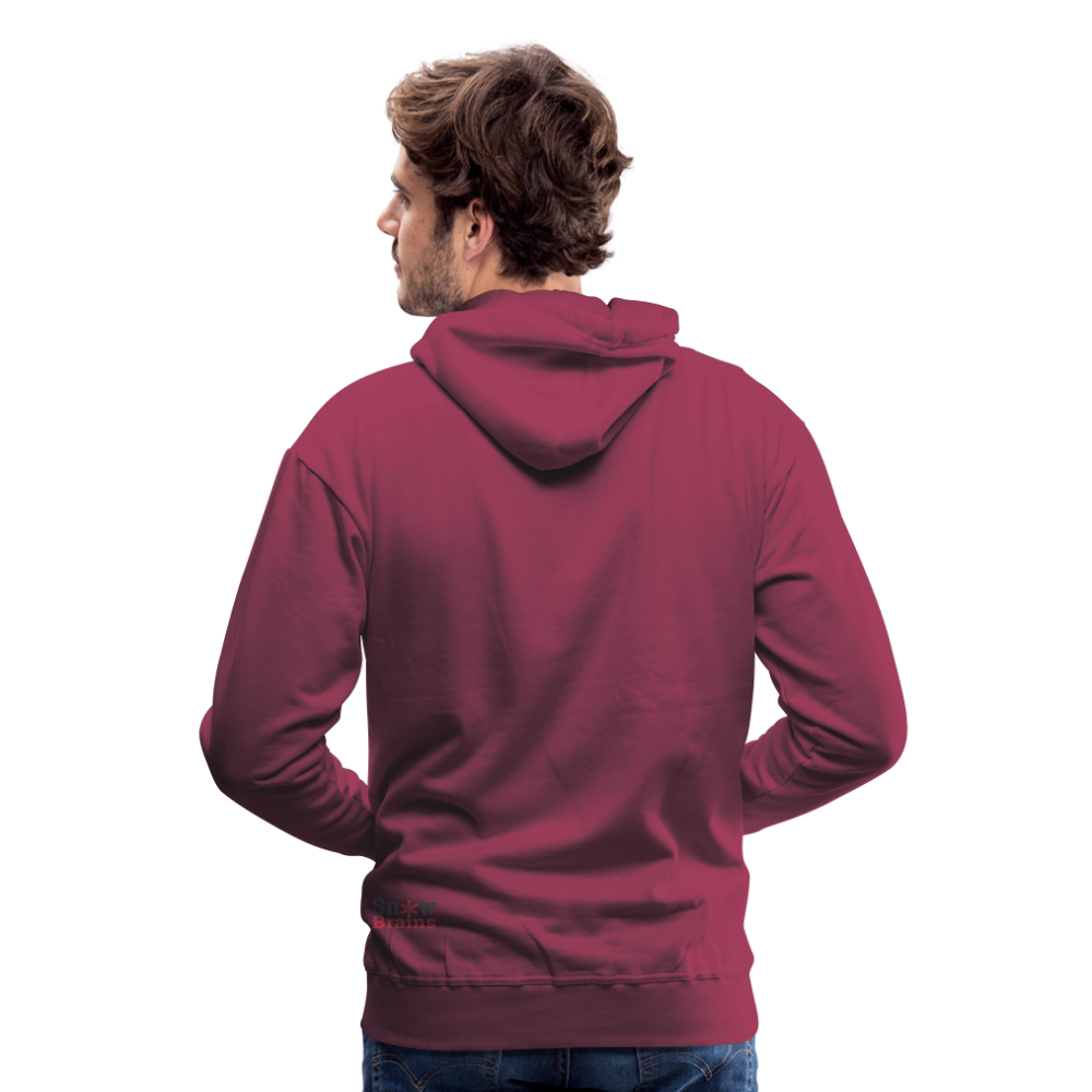 SnowBrains "Dark Side of the Snow" Men’s Hoodie - burgundy