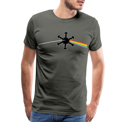 SnowBrains "Dark Side of the Snow" Men's Premium T-Shirt - asphalt gray