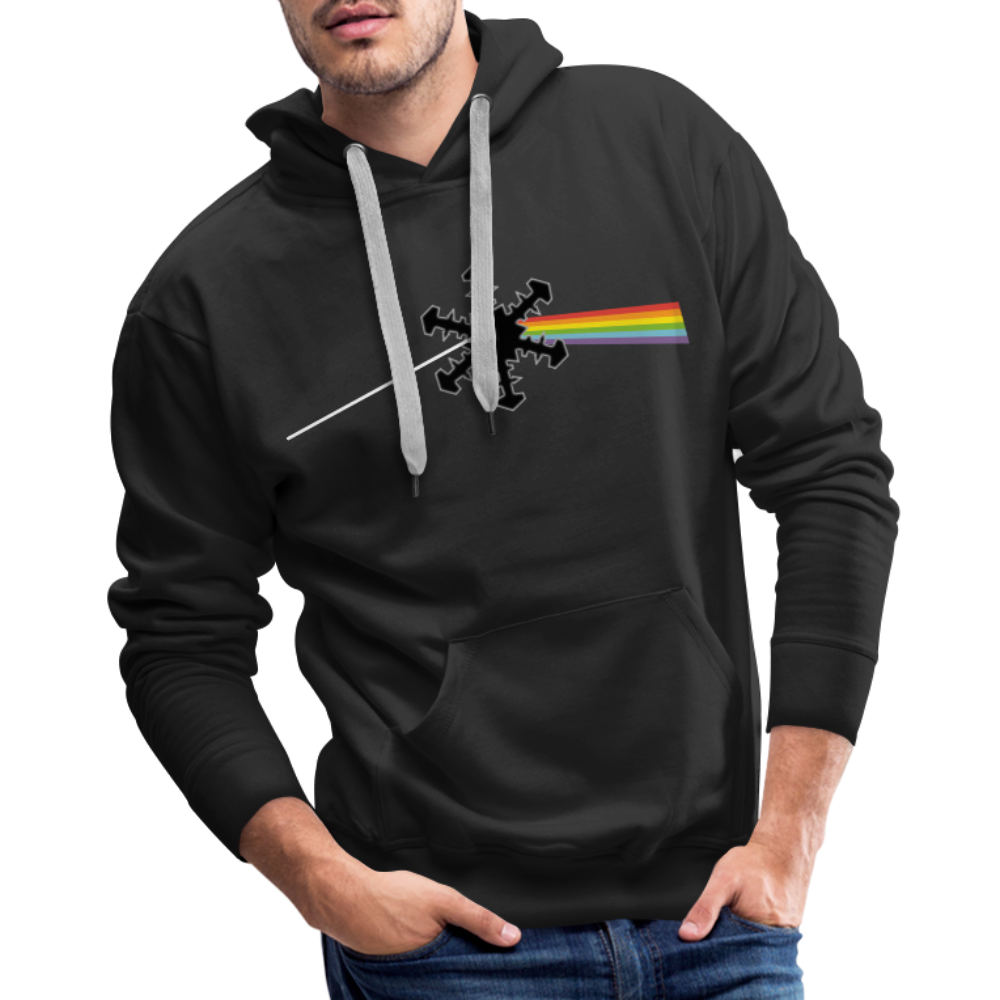 SnowBrains "Dark Side of the Snow" Men’s Hoodie - black