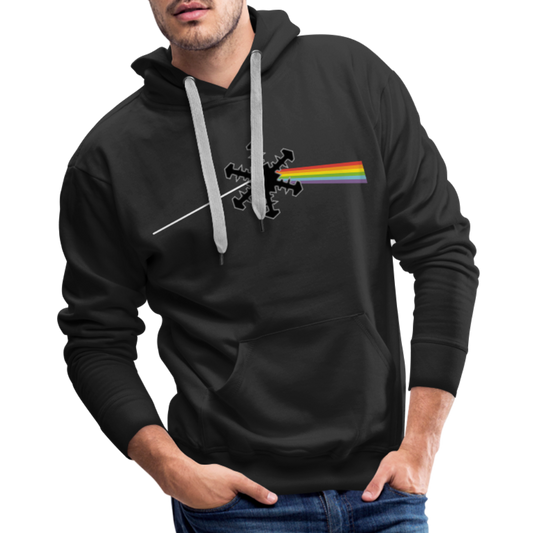 SnowBrains "Dark Side of the Snow" Men’s Hoodie - black