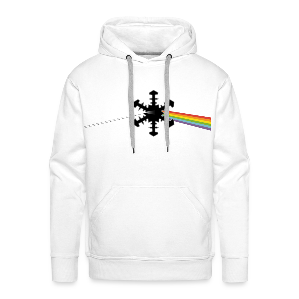 SnowBrains "Dark Side of the Snow" Men’s Hoodie - white