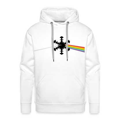 SnowBrains "Dark Side of the Snow" Men’s Hoodie - white