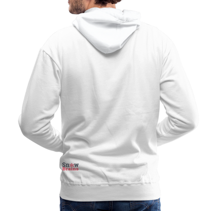 SnowBrains "Dark Side of the Snow" Men’s Hoodie - white