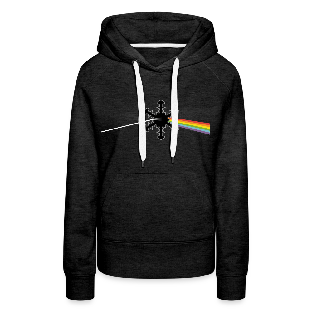 SnowBrains Dark Side of the Snow Women’s Hoodie - charcoal grey