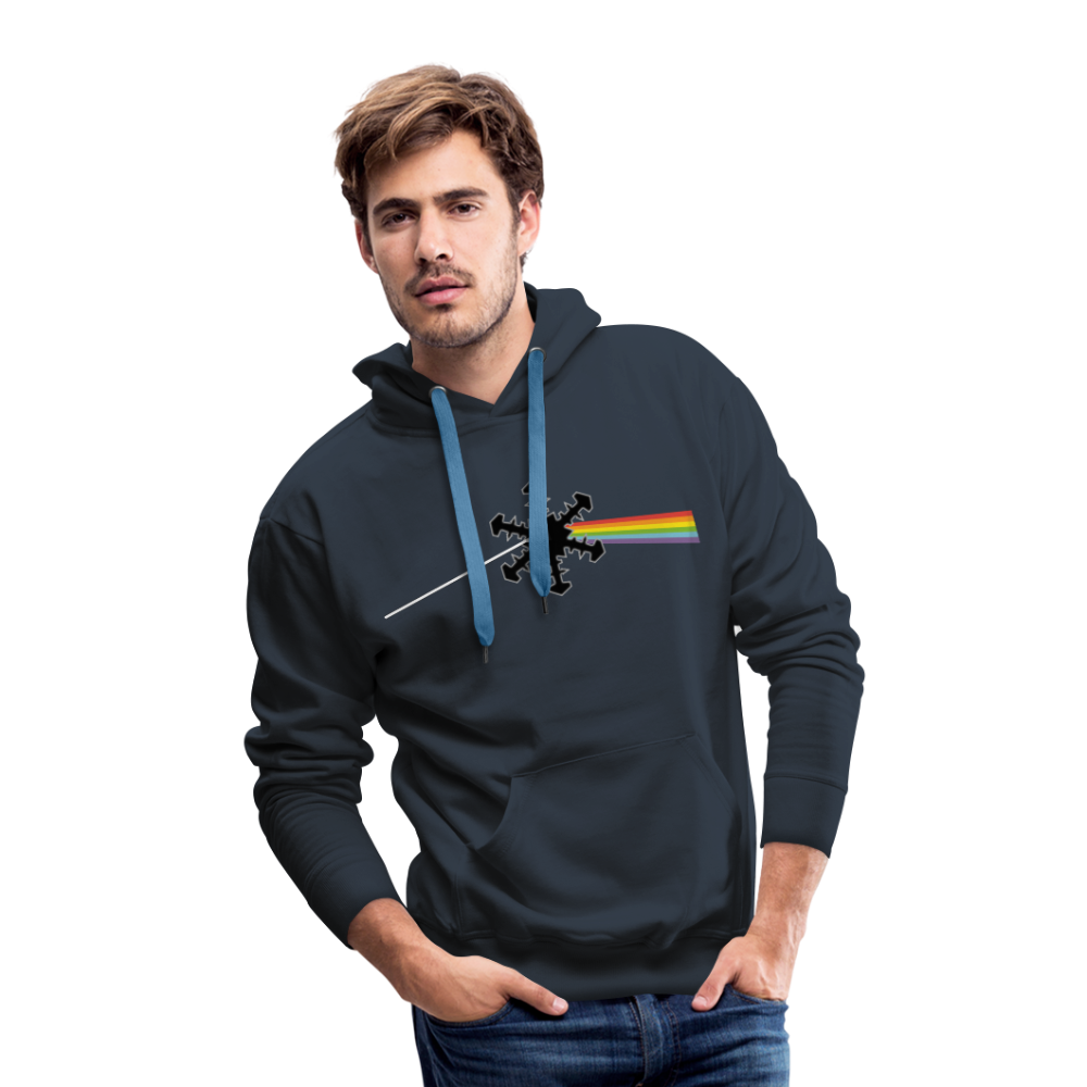 SnowBrains "Dark Side of the Snow" Men’s Hoodie - navy