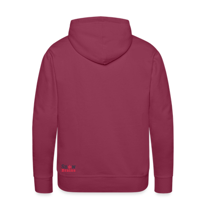 SnowBrains "Dark Side of the Snow" Men’s Hoodie - burgundy