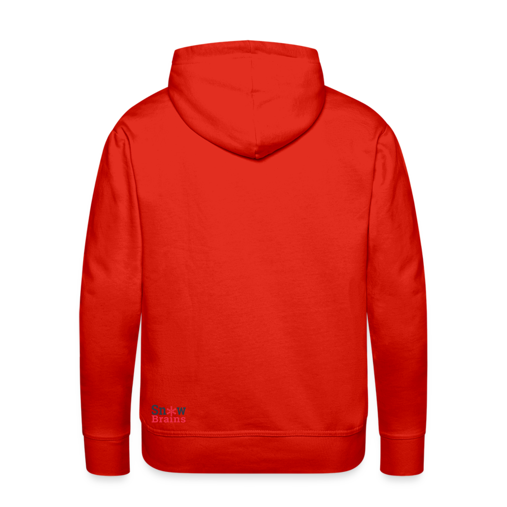 SnowBrains "Dark Side of the Snow" Men’s Hoodie - red