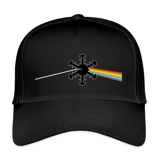 SnowBrains "Dark Side of the Snow" Eco Trucker Cap - black/black