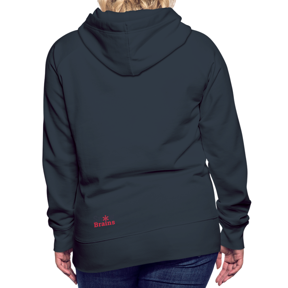 SnowBrains 'Chairlift' Women’s Premium Hoodie - navy