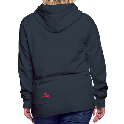 SnowBrains 'Chairlift' Women’s Premium Hoodie - navy