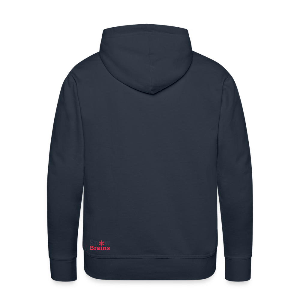 SnowBrains "Dark Side of the Snow" Men’s Hoodie - navy