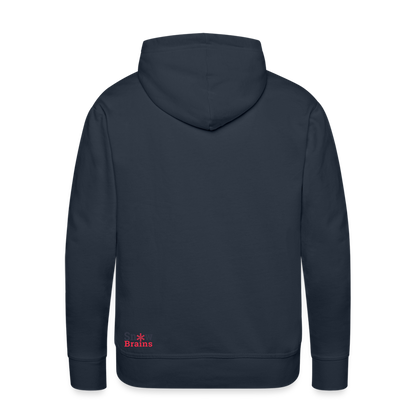 SnowBrains "Dark Side of the Snow" Men’s Hoodie - navy