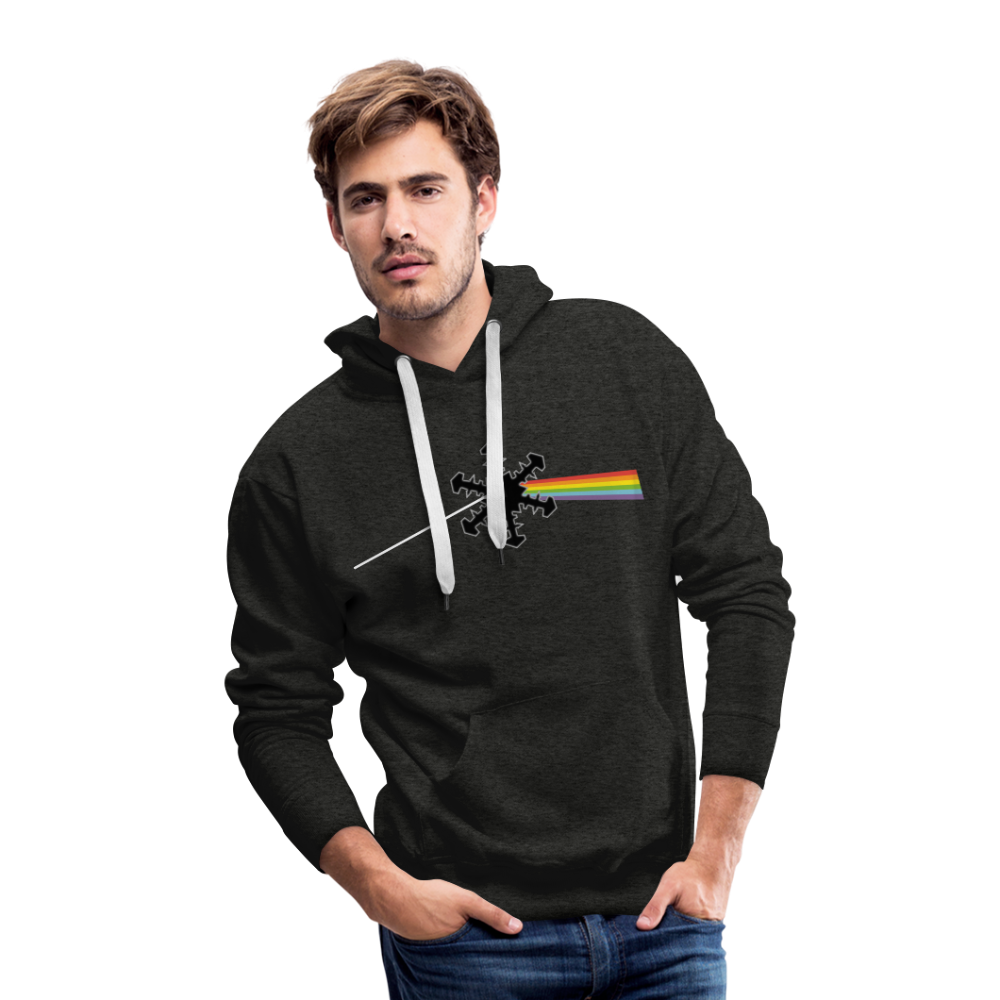 SnowBrains "Dark Side of the Snow" Men’s Hoodie - charcoal grey