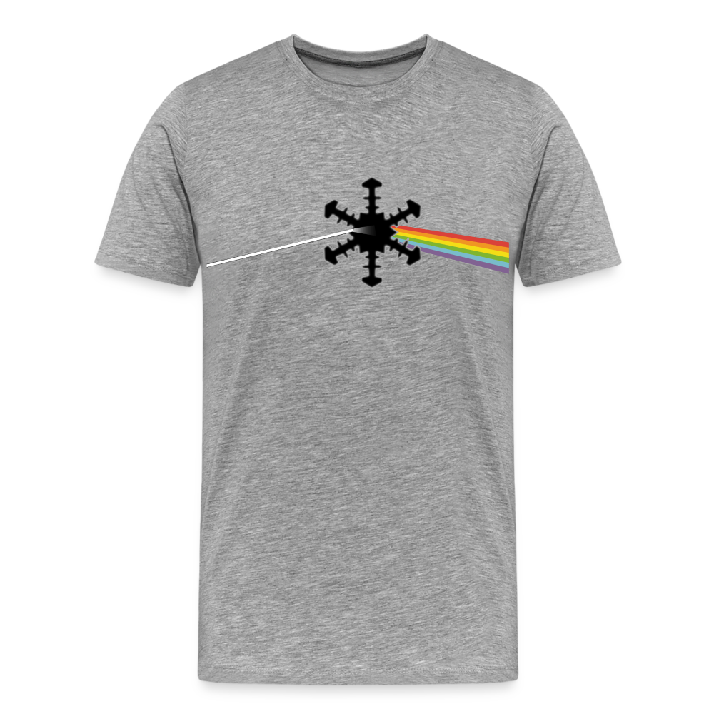 SnowBrains "Dark Side of the Snow" Men's Premium T-Shirt - heather gray