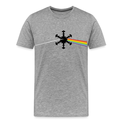 SnowBrains "Dark Side of the Snow" Men's Premium T-Shirt - heather gray