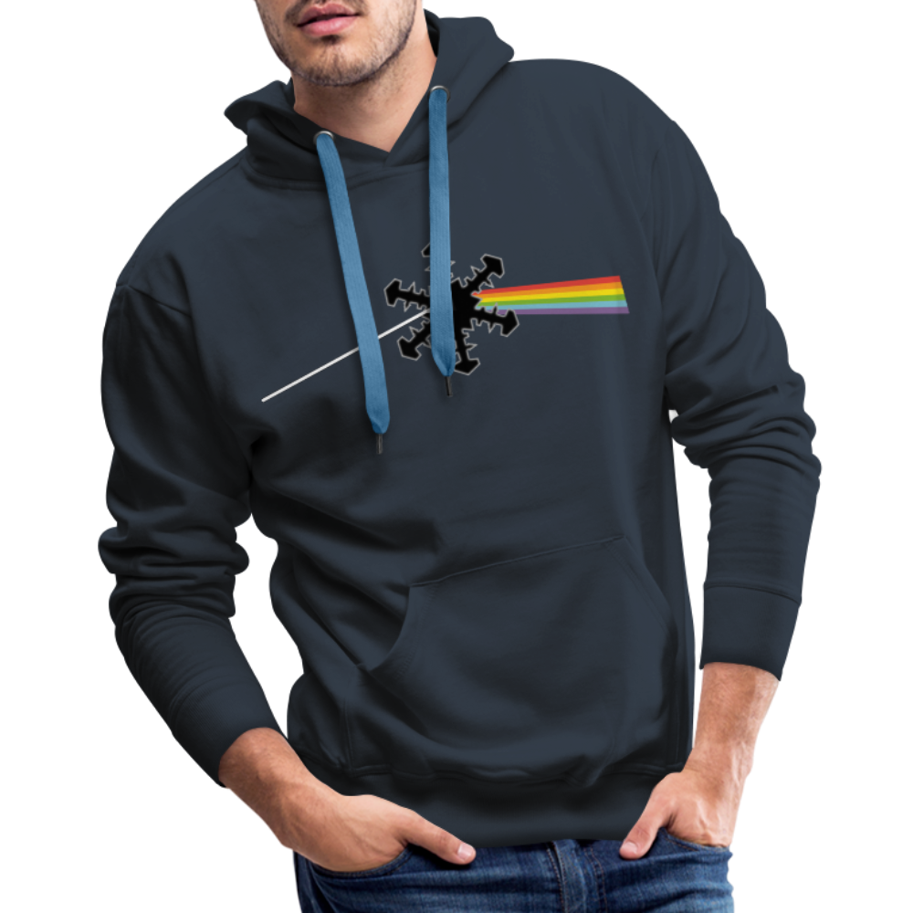 SnowBrains "Dark Side of the Snow" Men’s Hoodie - navy